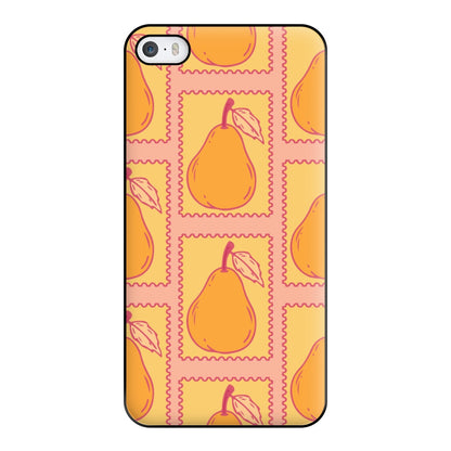 Pear Stamps Pattern Phone Case for iPhone 5 / 5s / SE 2016