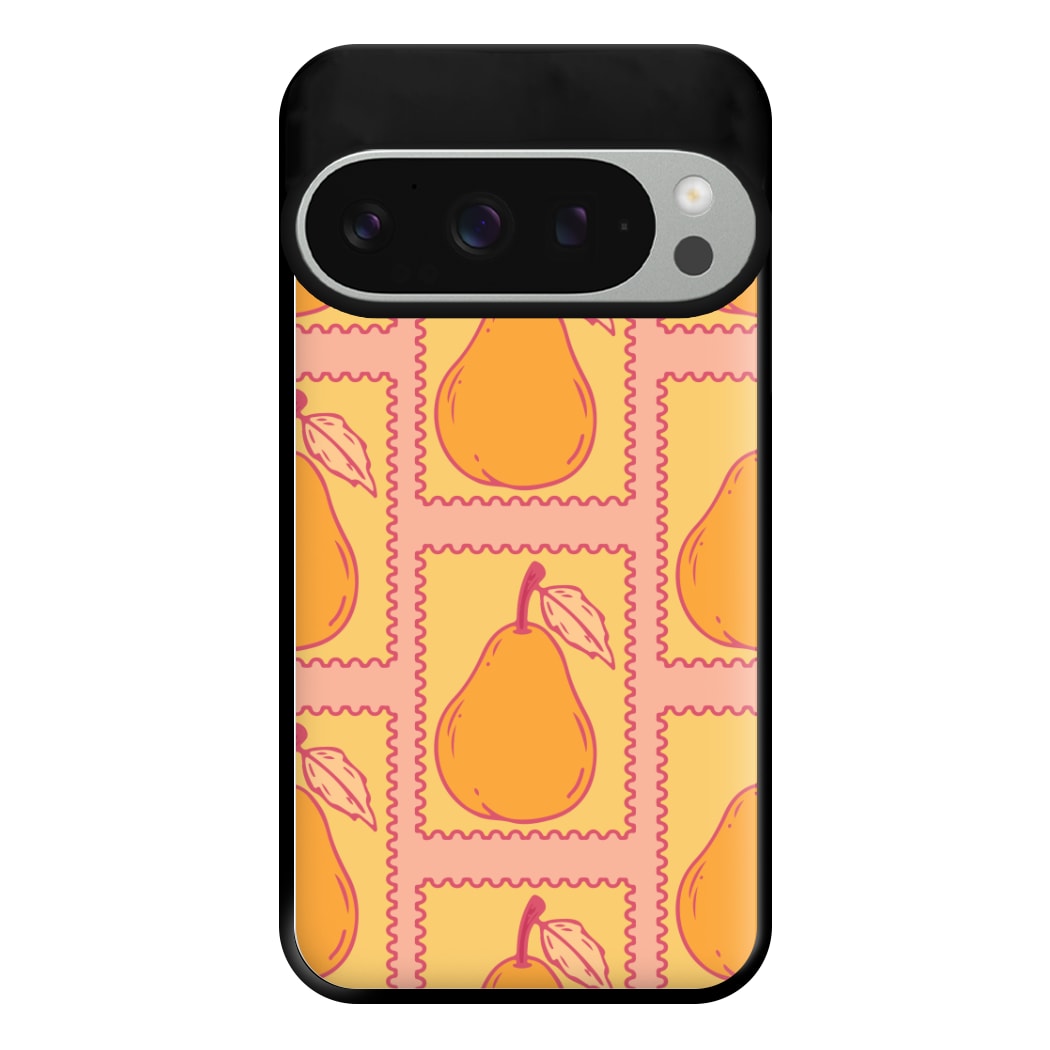 Pear Stamps Pattern Phone Case for Google Pixel 9 Pro XL