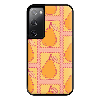 Pear Stamps Pattern Phone Case for Galaxy S20