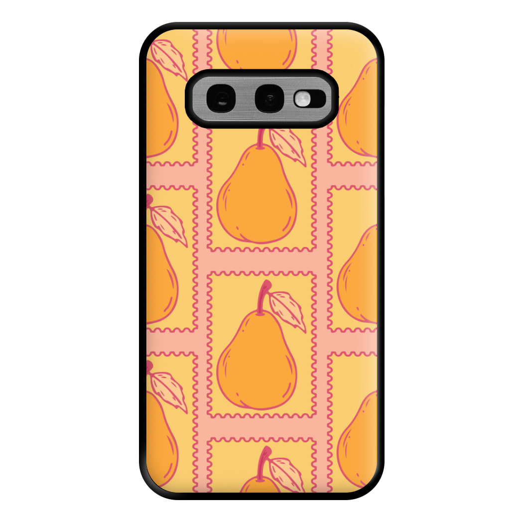 Pear Stamps Pattern Phone Case for Galaxy S10e