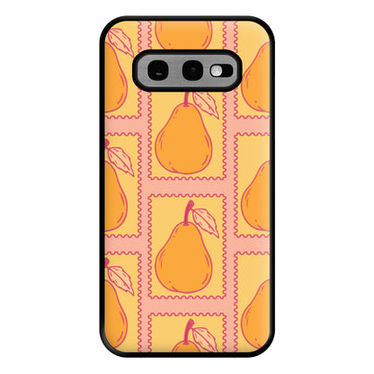 Pear Stamps Pattern Phone Case for Galaxy S10e