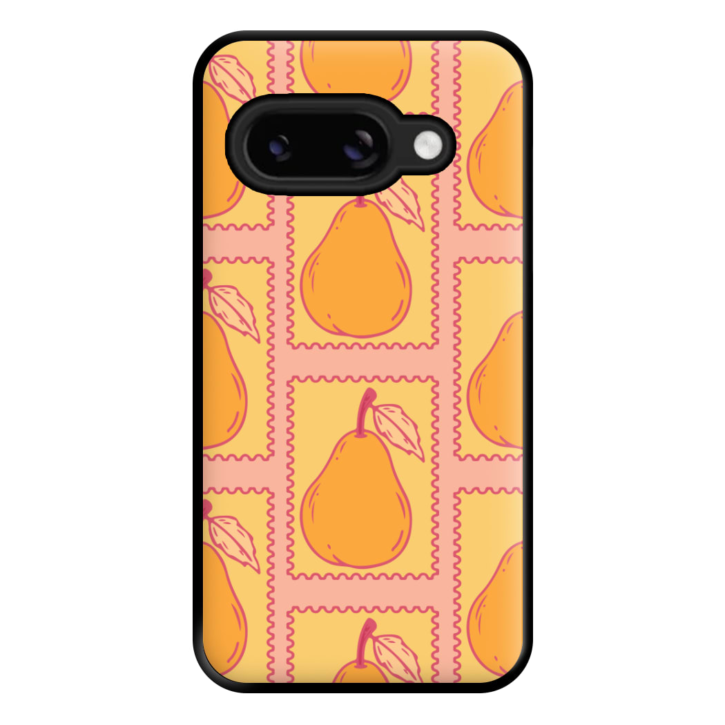 Pear Stamps Pattern Phone Case for Google Pixel 8a