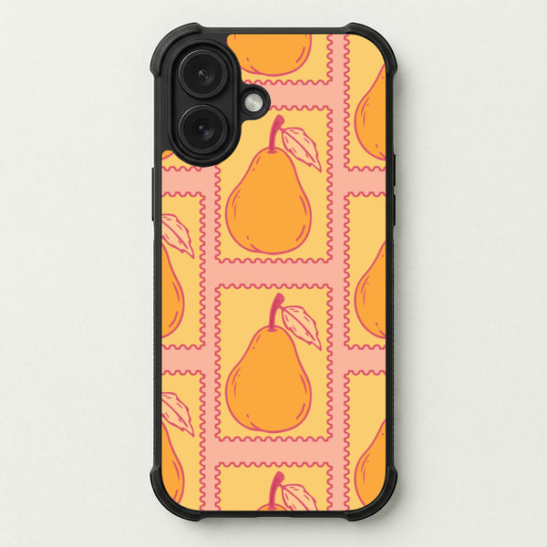 Pear Stamps Pattern Phone Case — Bumper case