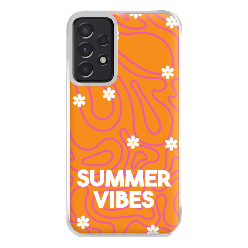 Summer Vibes Daisies Phone Case for Galaxy A52 / A52s