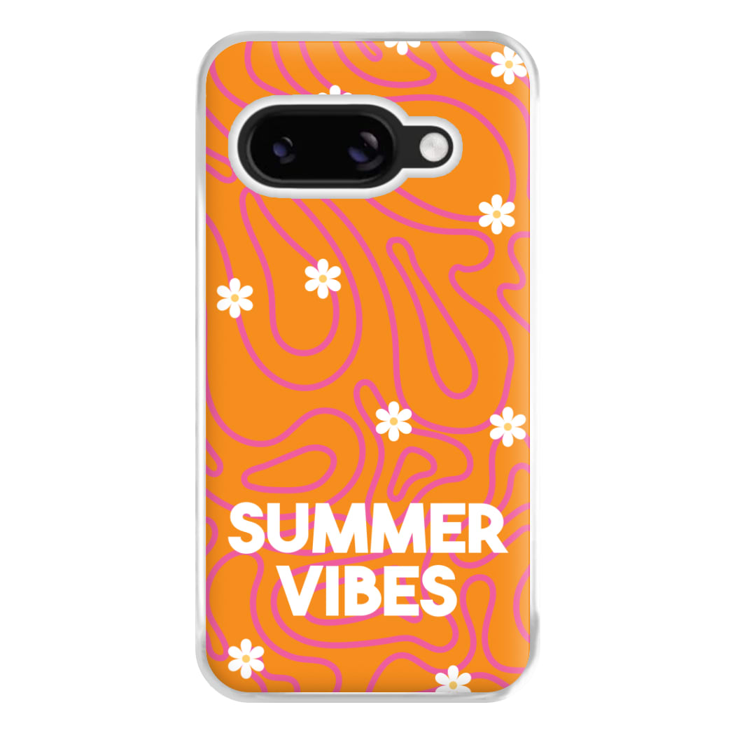 Summer Vibes Daisies Phone Case for Google Pixel 8a