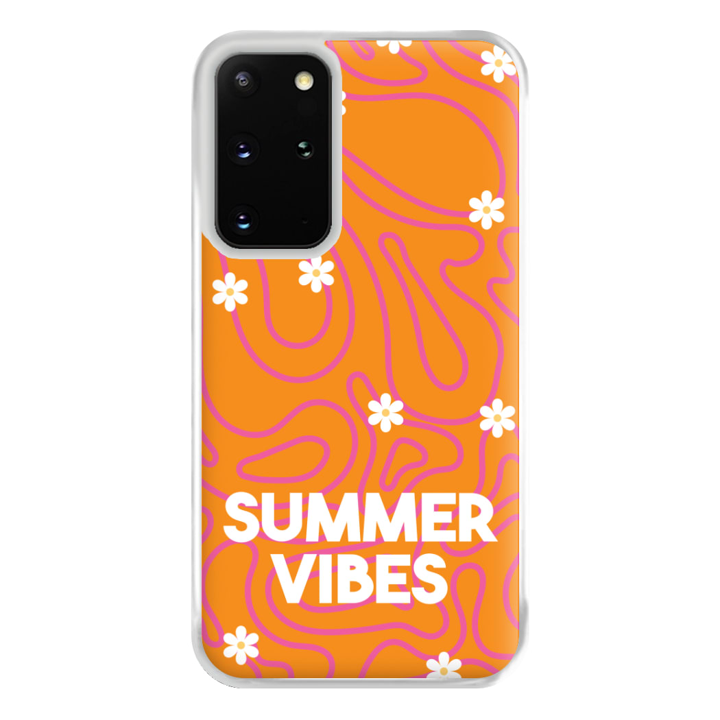 Summer Vibes Daisies Phone Case for Galaxy S20 Plus