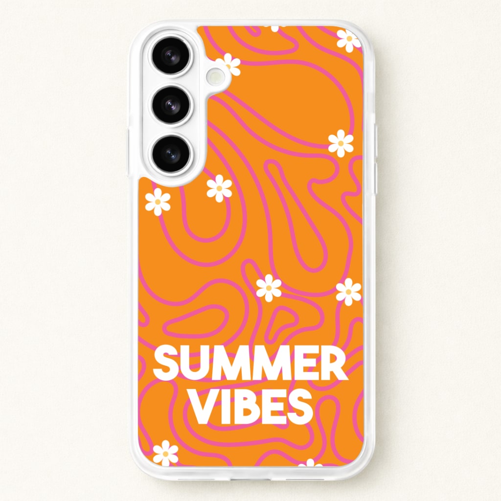 Summer Vibes Daisies Phone Case for Galaxy S26