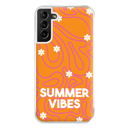 Summer Vibes Daisies Phone Case for Galaxy S21 Plus