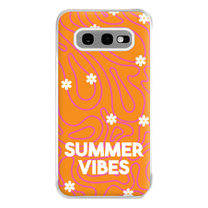 Summer Vibes Daisies Phone Case for Galaxy S10e