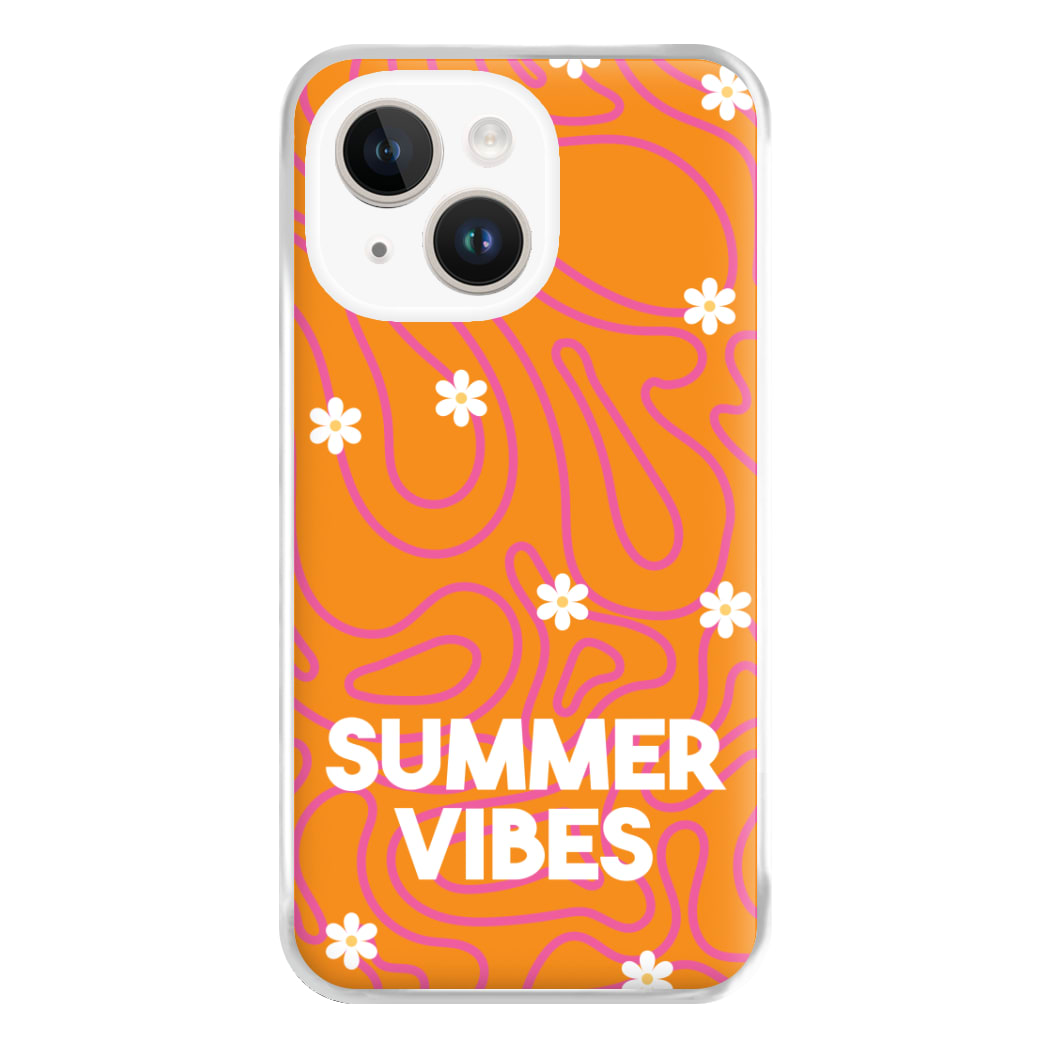 Summer Vibes Daisies Phone Case for iPhone 14 Plus