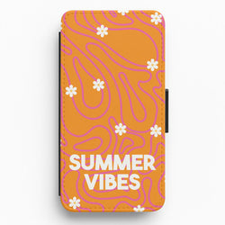 Summer Vibes Daisies Flip / Wallet Phone Case