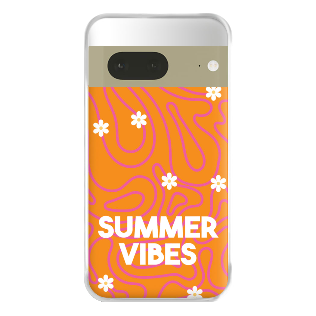 Summer Vibes Daisies Phone Case for Google Pixel 7a