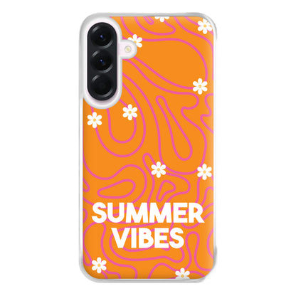Summer Vibes Daisies Phone Case for Galaxy A36