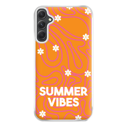 Summer Vibes Daisies Phone Case for Galaxy A34