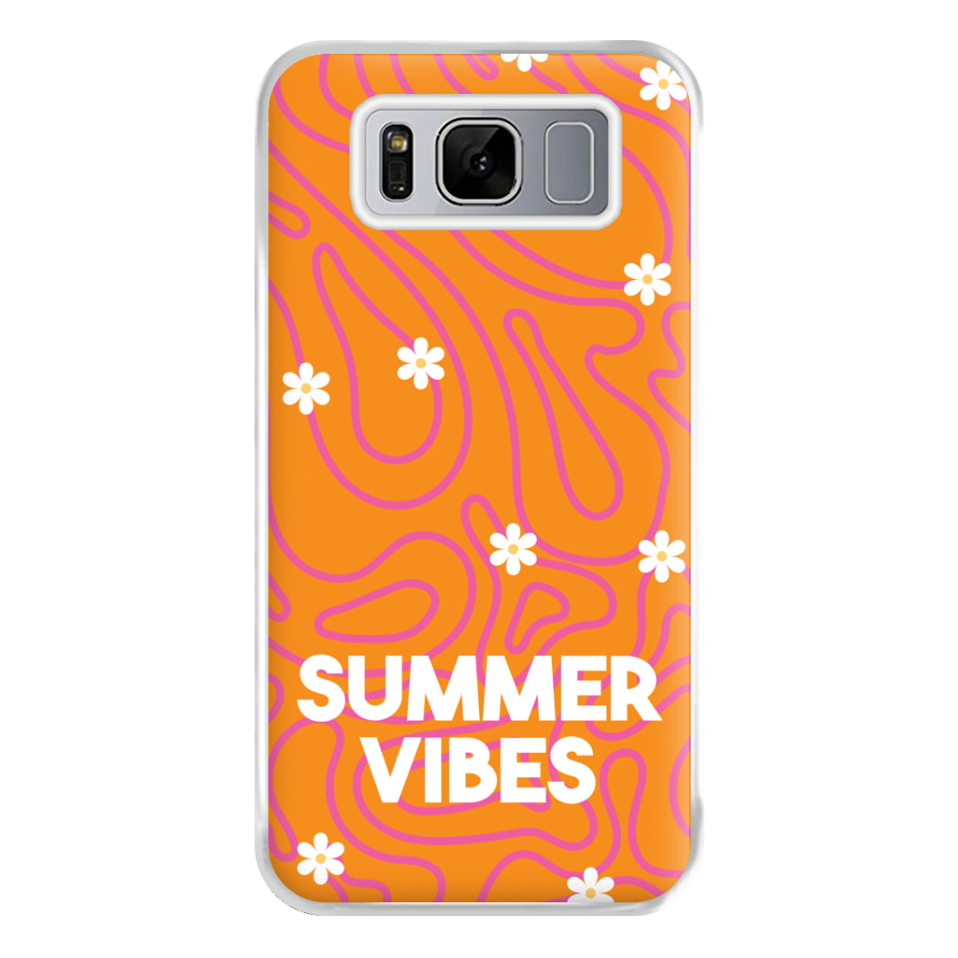 Summer Vibes Daisies Phone Case for Galaxy S8 Plus