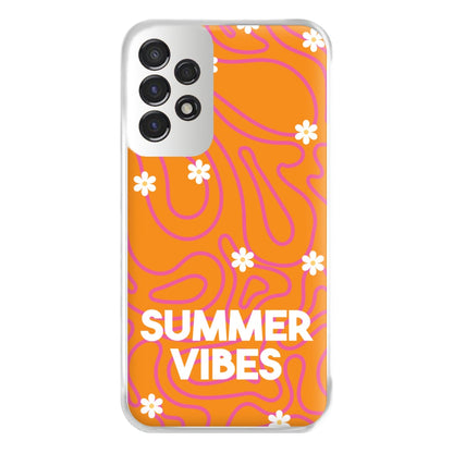 Summer Vibes Daisies Phone Case for Galaxy A53