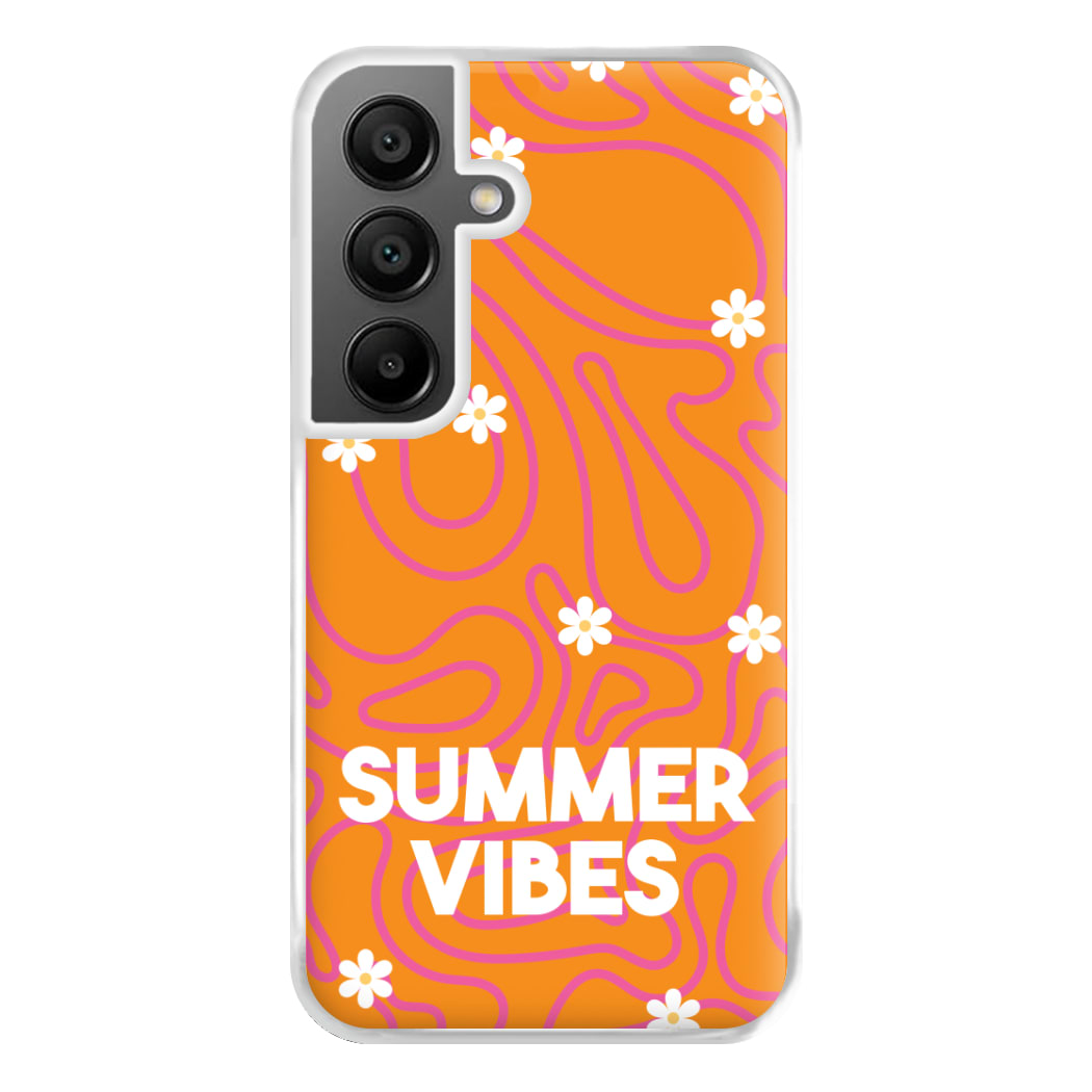 Summer Vibes Daisies Phone Case for Galaxy A56