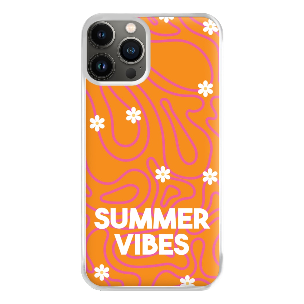 Summer Vibes Daisies Phone Case for iPhone 13 Pro Max