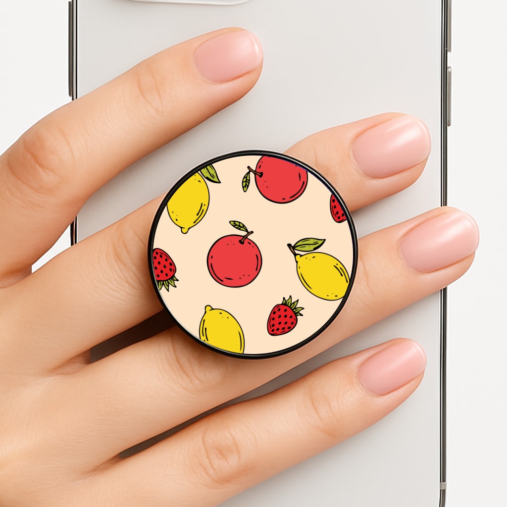 Sketched Summer Fruits Pattern FunGrip