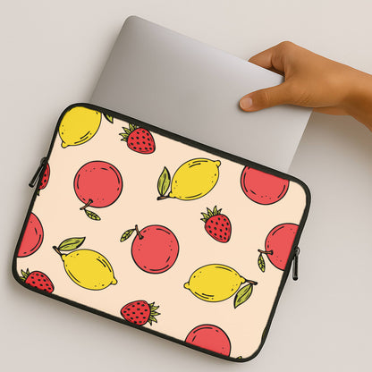 Sketched Summer Fruits Pattern MacBook Case