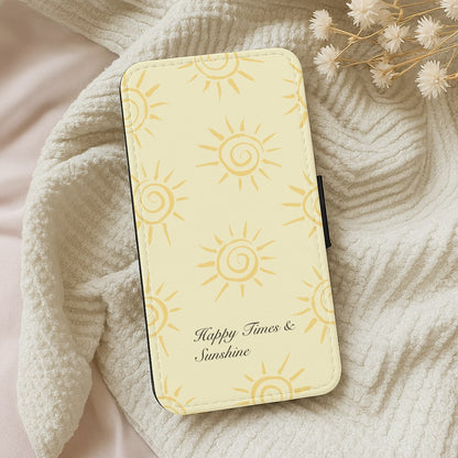 Happy Times And Sunshine Wallet Phone Case