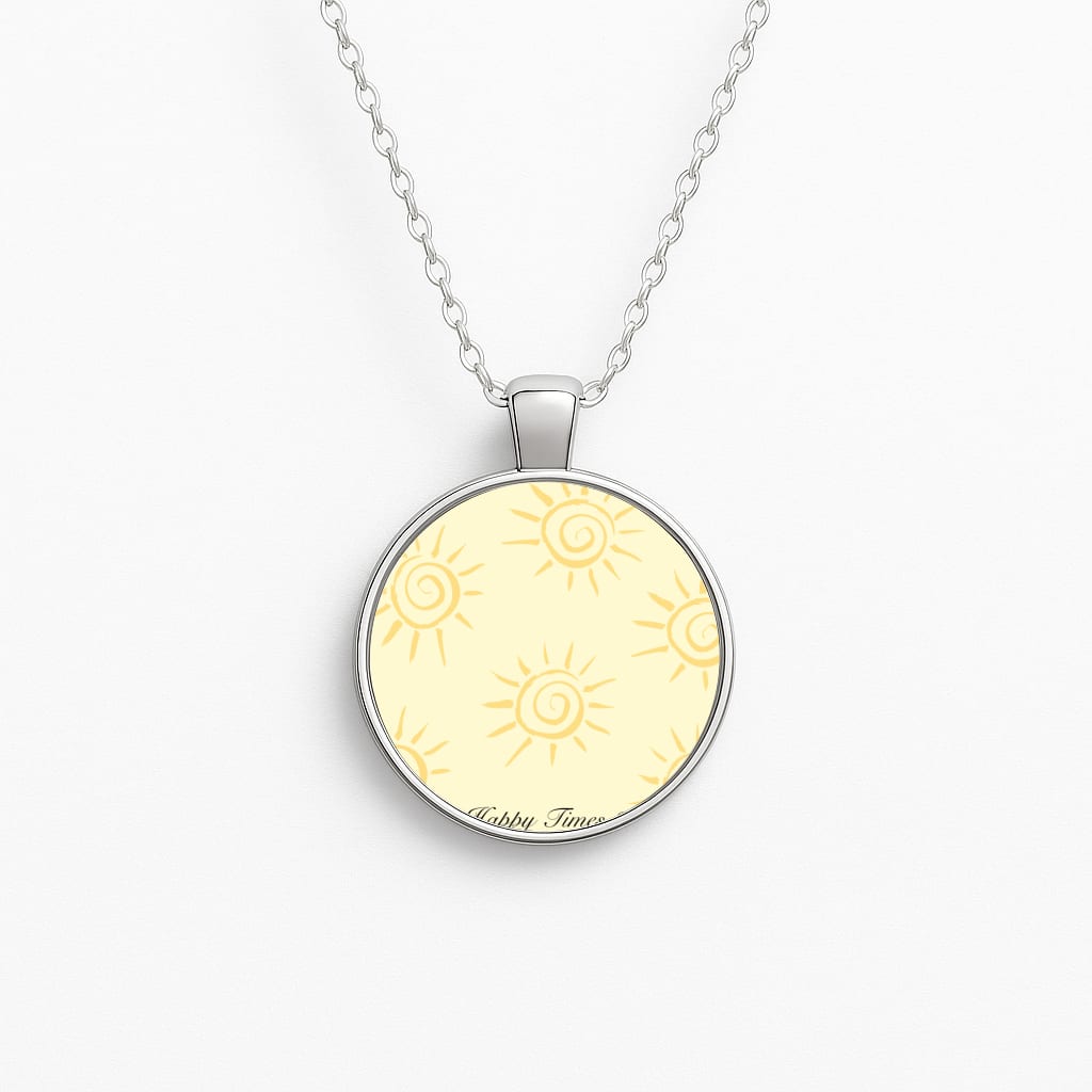 Happy Times And Sunshine Circle Necklace