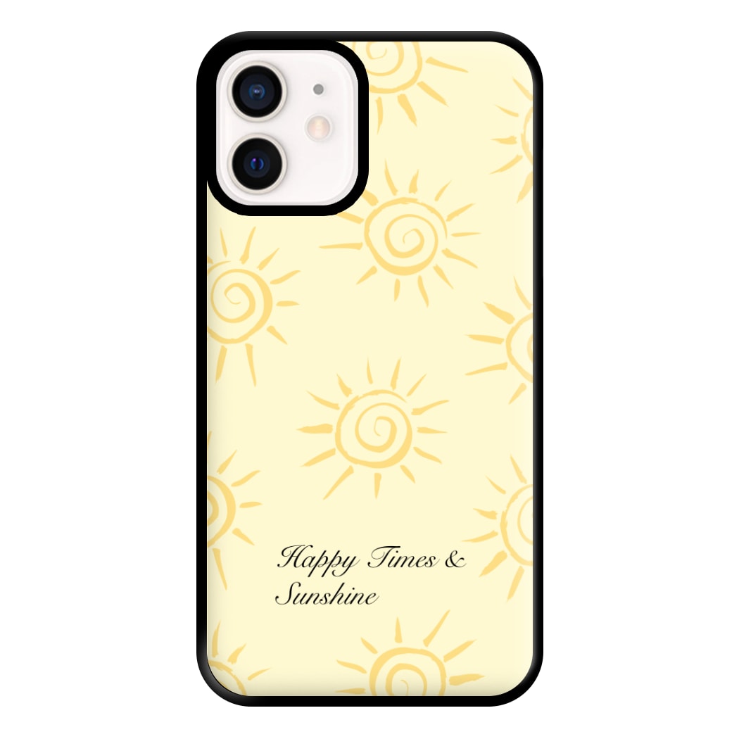 Happy Times And Sunshine Phone Case for iPhone 13 Mini