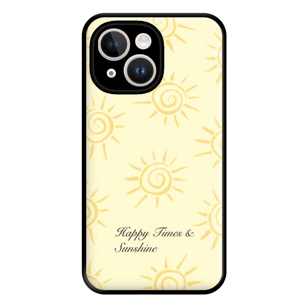 Happy Times And Sunshine Phone Case for iPhone 14 Plus