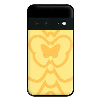 Abstract Orange Butterfly  Phone Case for Google Pixel 6a