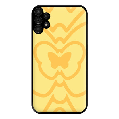 Abstract Orange Butterfly  Phone Case for Galaxy A13