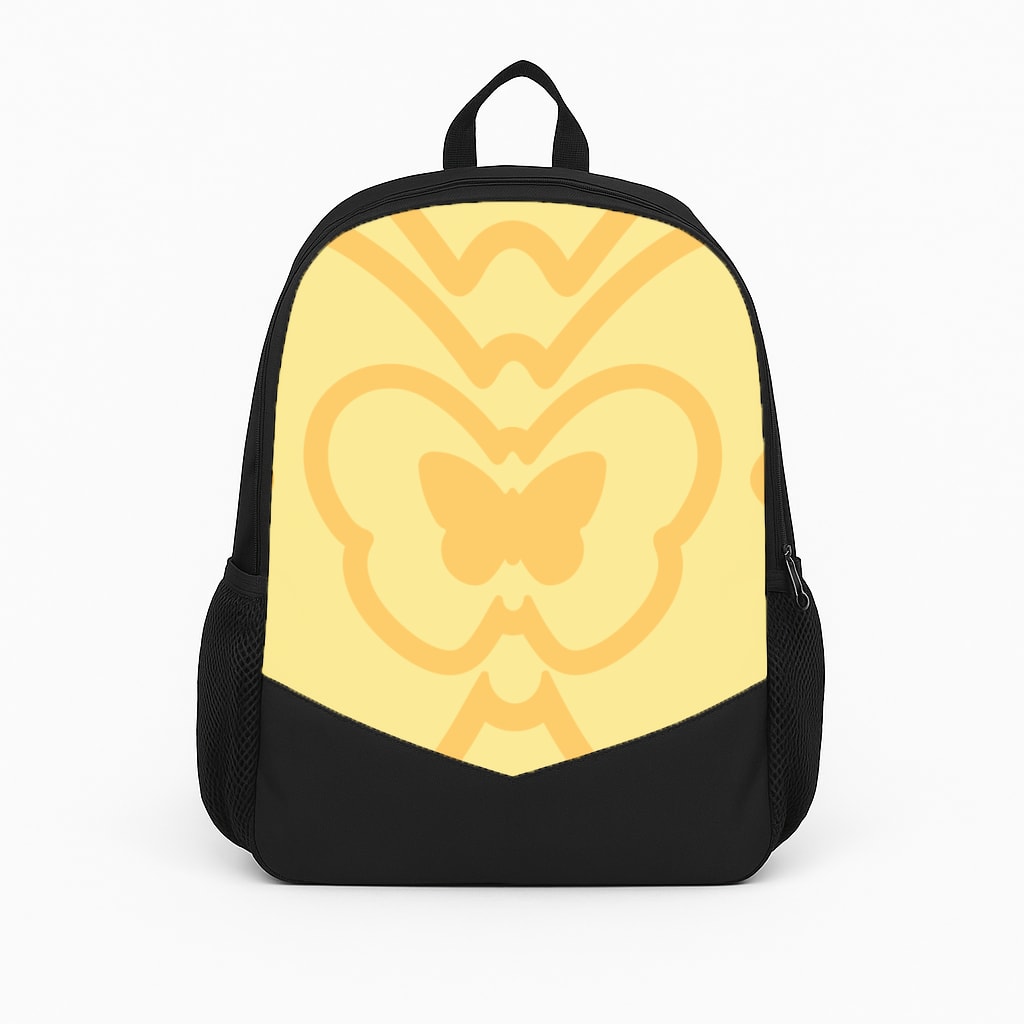 Abstract Orange Butterfly  Backpack