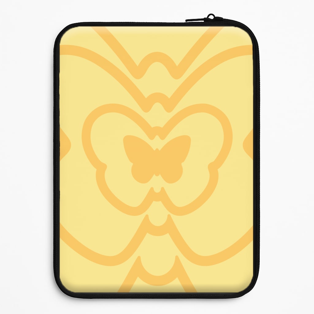 Abstract Orange Butterfly  Universal Laptop Sleeve