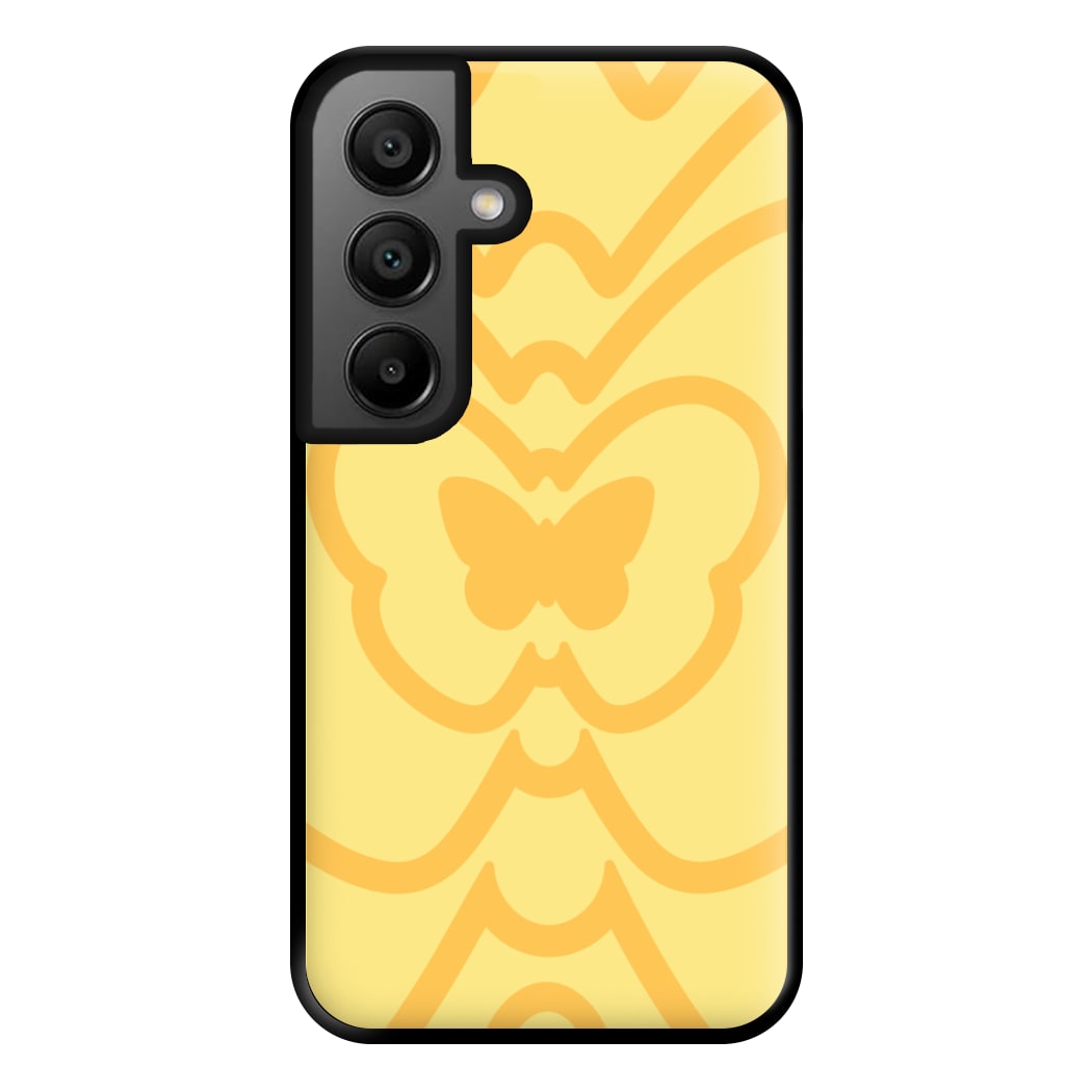 Abstract Orange Butterfly  Phone Case for Galaxy A56