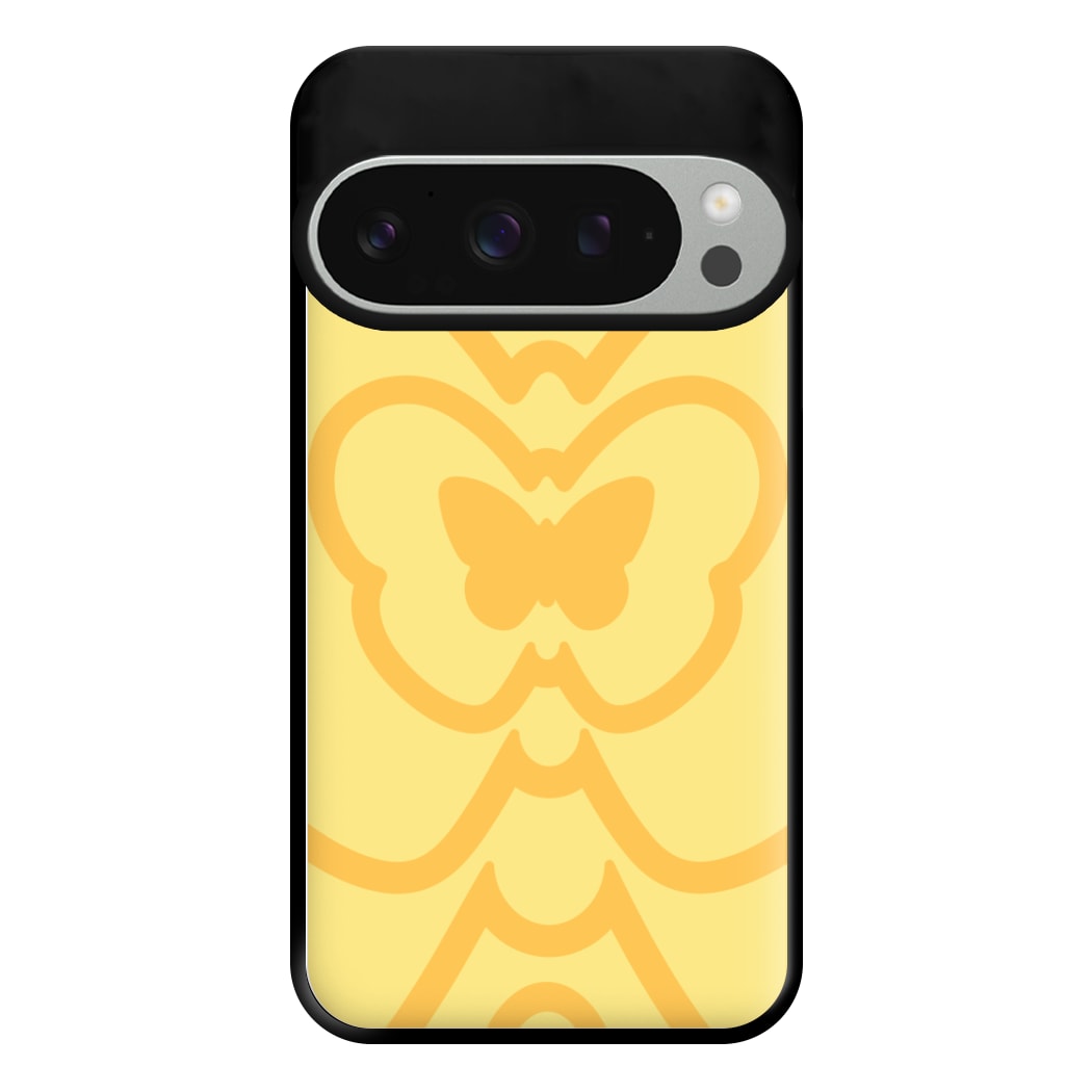 Abstract Orange Butterfly  Phone Case for Google Pixel 9 Pro XL