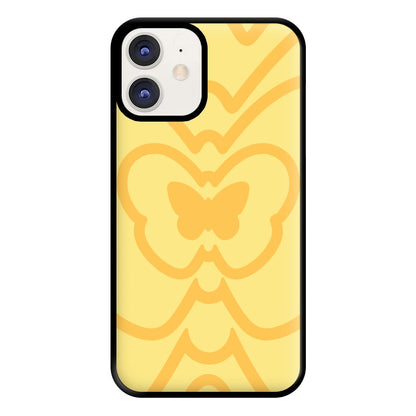 Abstract Orange Butterfly  Phone Case for iPhone 11