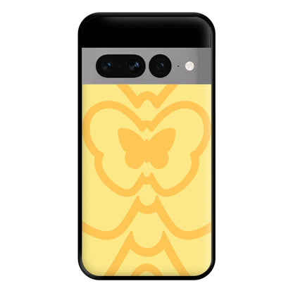 Abstract Orange Butterfly  Phone Case for Google Pixel 7 Pro