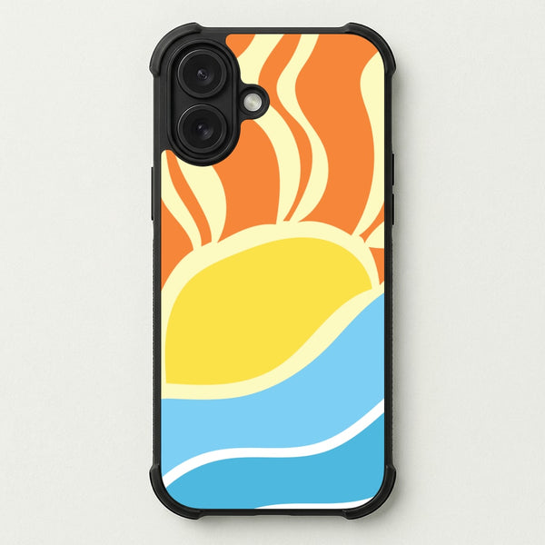 Abstract Sunset Phone Case — Bumper case