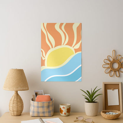 Abstract Sunset  Art Print