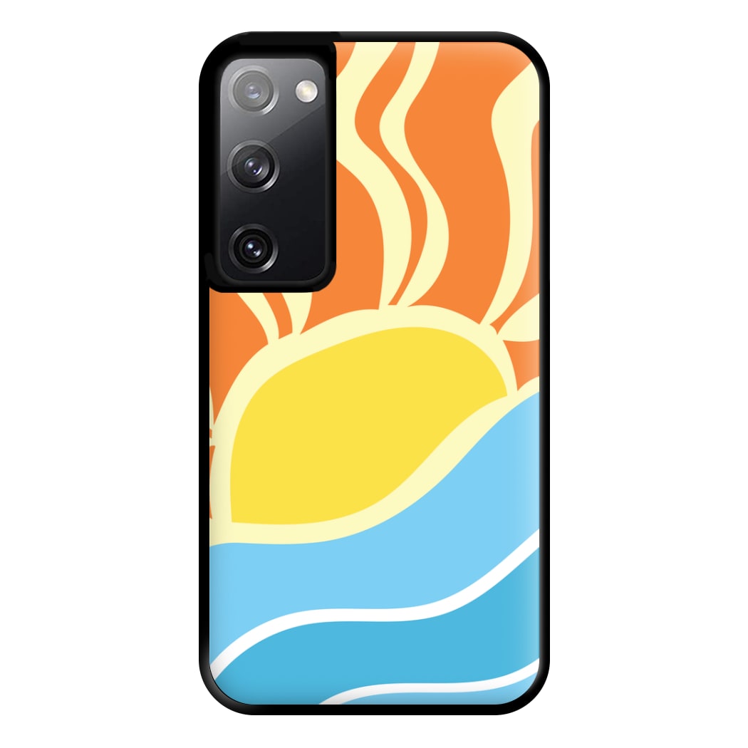 Abstract Sunset  Phone Case for Galaxy S20