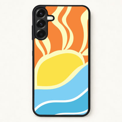 Abstract Sunset Phone Case for Galaxy A57