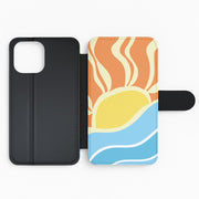 Abstract Sunset Flip / Wallet Phone Case 2