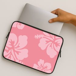 Pink Hawaiian Flowers Pattern MacBook Case