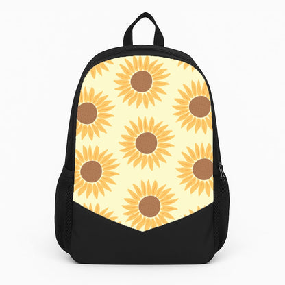 Sunflowers Abstract Pattern Large Backpack