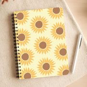 Sunflowers Abstract Pattern Notebook 3