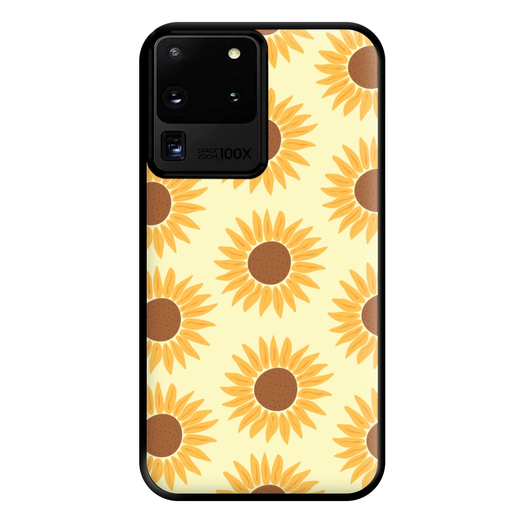 Sunflowers Abstract Pattern Phone Case for Galaxy S20 Ultra