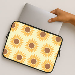 Sunflowers Abstract Pattern MacBook Case