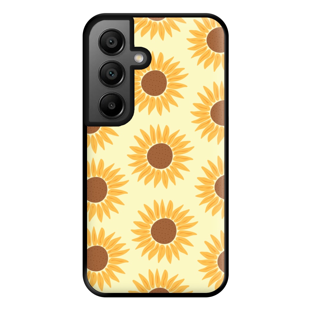 Sunflowers Abstract Pattern Phone Case for Galaxy A56