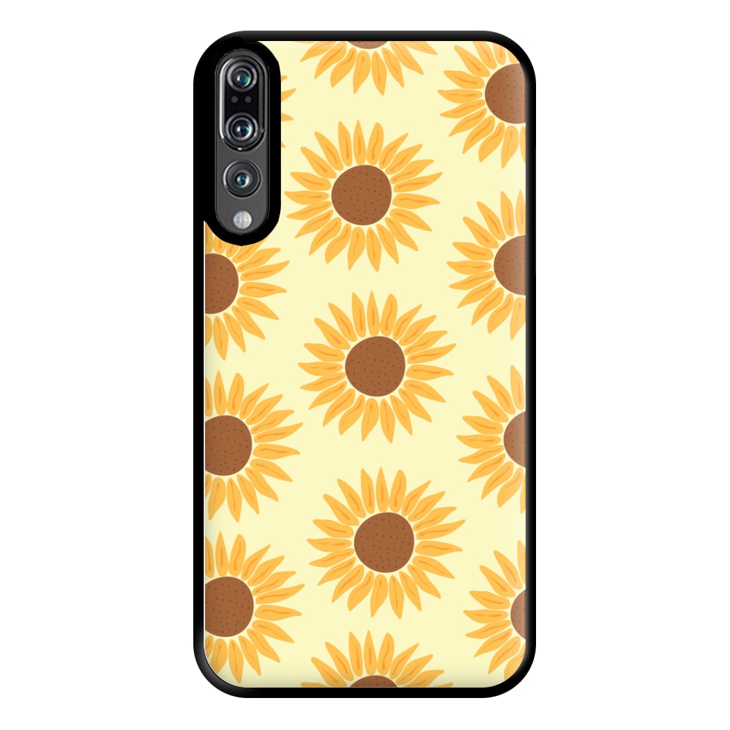 Sunflowers Abstract Pattern Phone Case for Huawei P20 Pro