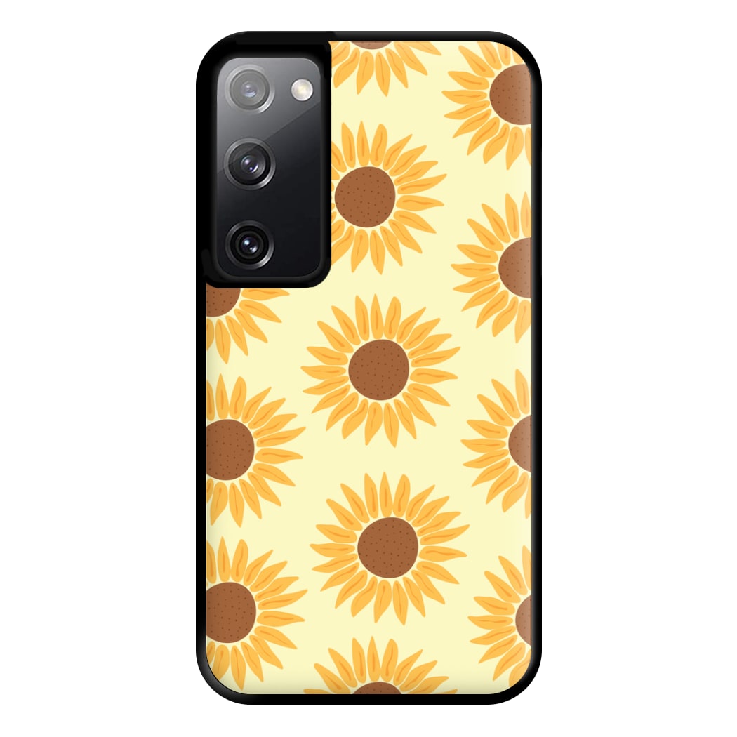 Sunflowers Abstract Pattern Phone Case for Galaxy S20