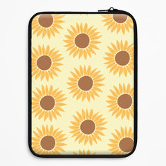 Sunflowers Abstract Pattern Laptop Sleeve